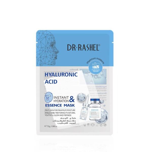 ماسک صورت هیالورونیک اسید دکتر راشل Hyaluronic Acid بسته 5عددی