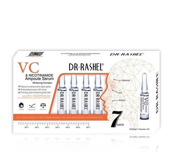 ویال آمپولی ویتامین سی دکتر راشل بسته ۷ عددی DR.Rashel VC