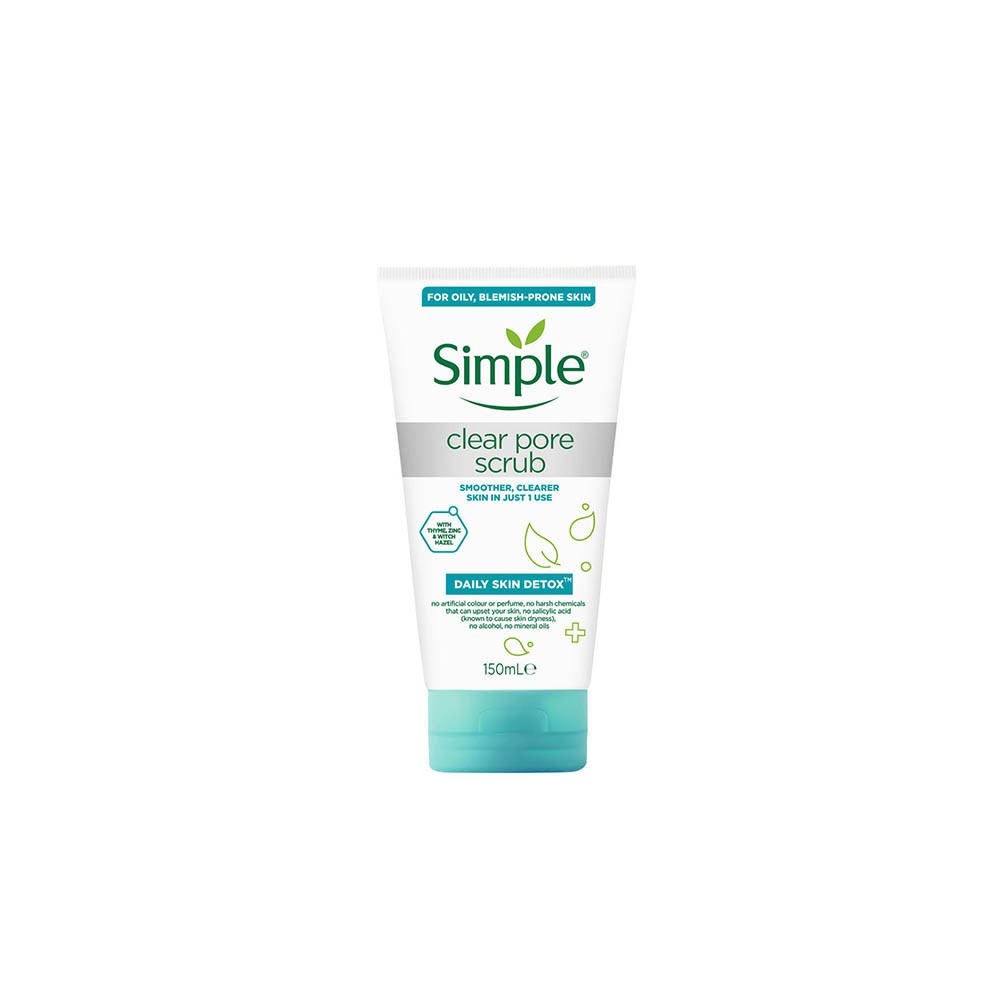 اسکراب پاک کننده منافذ سیمپل clear pore scrub simple 
