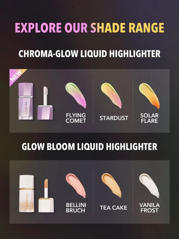هایلایتر مایع شیگلم Chroma Glow Bloom